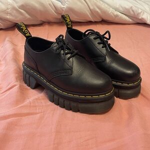 Dr. Martens Black platform Lace-Up Shoes